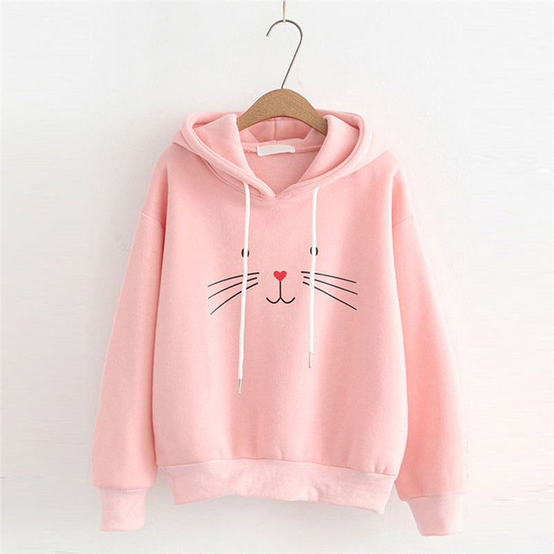 Cute Cat Whisker Hoodies - SWAGYLE