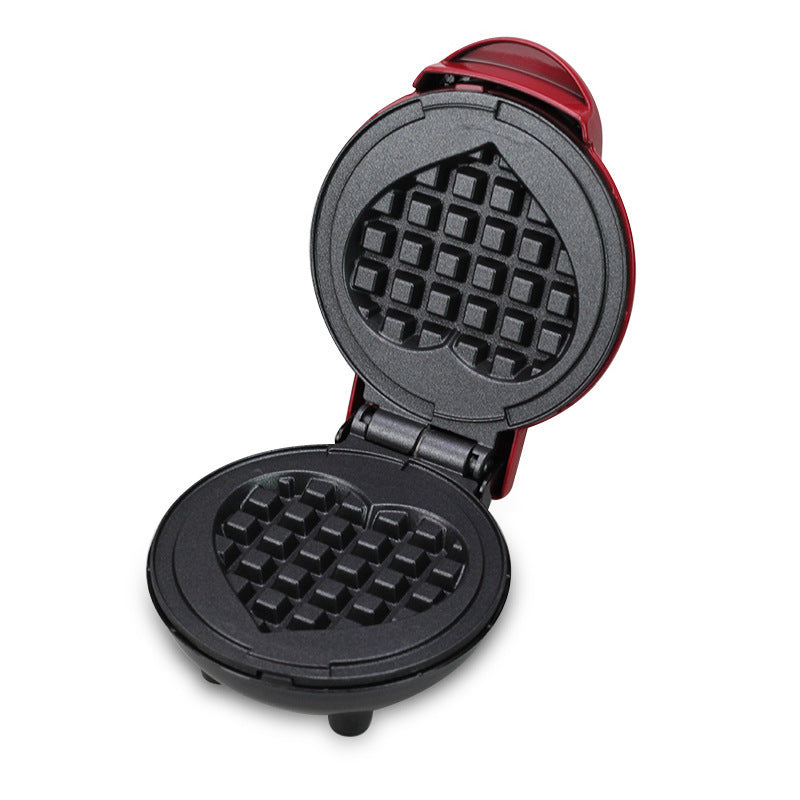 Swagyle Mini Waffle Maker – Heart-Shaped Waffles, Non-Stick Magic, Quick & Safe for Fun-Filled Family Mornings - SWAGYLE