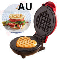 Swagyle Mini Waffle Maker – Heart-Shaped Waffles, Non-Stick Magic, Quick & Safe for Fun-Filled Family Mornings - SWAGYLE