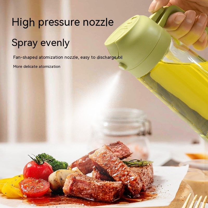 2-in-1 Oil Sprayer & Dispenser for Kitchen and BBQ - Mist Oiler for Healthy Cooking - SWAGYLE