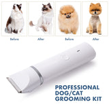 Pet Grooming Bundle | 4-in-1 Clipper & Vacuum + FREE Grooming Brush | Tackle Shedding with Ease! - SWAGYLE