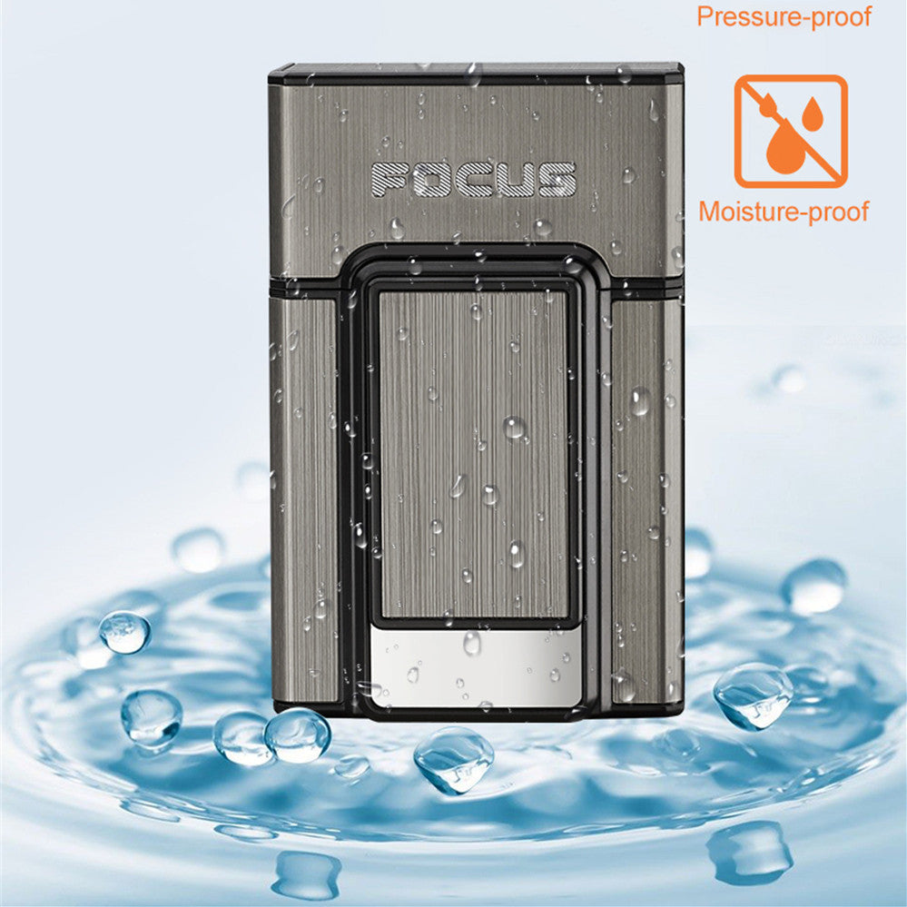 Swagyle Rechargeable Cigarette Case with Built-In Lighter - Compact, Stylish & Convenient