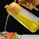 2-in-1 Oil Sprayer & Dispenser for Kitchen and BBQ - Mist Oiler for Healthy Cooking - SWAGYLE