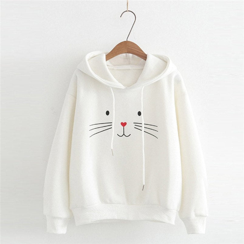 Cute Cat Whisker Hoodies - SWAGYLE