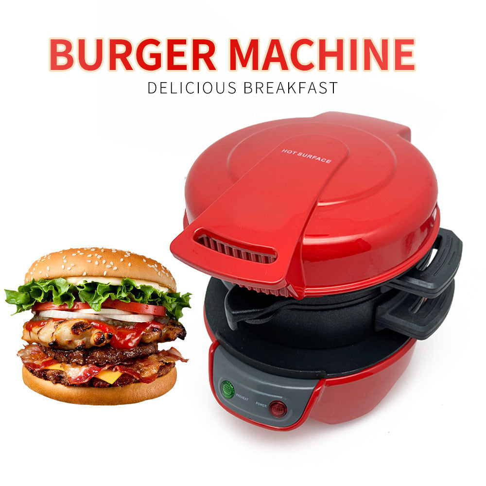 All-in-One Breakfast Maker – Make Burgers, Sandwiches, Eggs, & Waffles Effortlessly! Quick, Compact, and Perfect for Busy Mornings - SWAGYLE