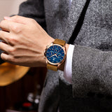 Men's Luxury Leather Watch - SWAGYLE