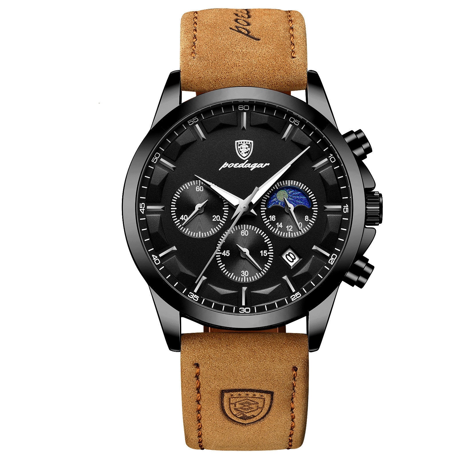 Men's Luxury Leather Watch - SWAGYLE