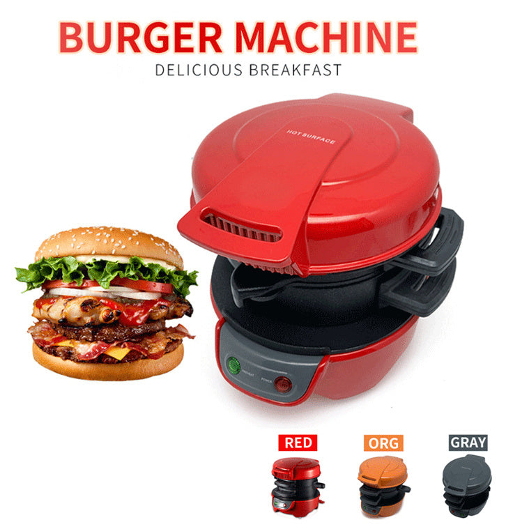 All-in-One Breakfast Maker – Make Burgers, Sandwiches, Eggs, & Waffles Effortlessly! Quick, Compact, and Perfect for Busy Mornings - SWAGYLE