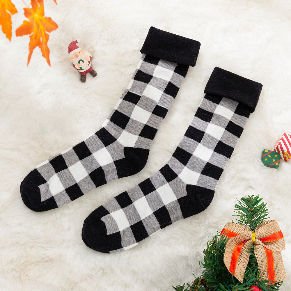 Soft Cotton Christmas Socks for Kids & Adults – Breathable, Absorbent Cartoon Design – Perfect Holiday Gift | Buy 2, get 20% | Buy 3, get 25% off | Flexible Payments - SWAGYLE