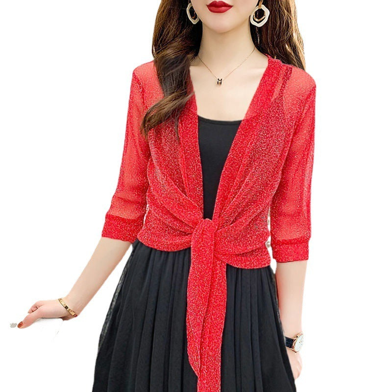 Women's Fashionable Elegant Lace Waistcoat Western Style Sun Protection Clothing - SWAGYLE